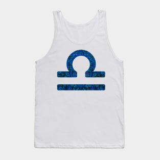 Libra Paisley Zodiac Sign Tank Top